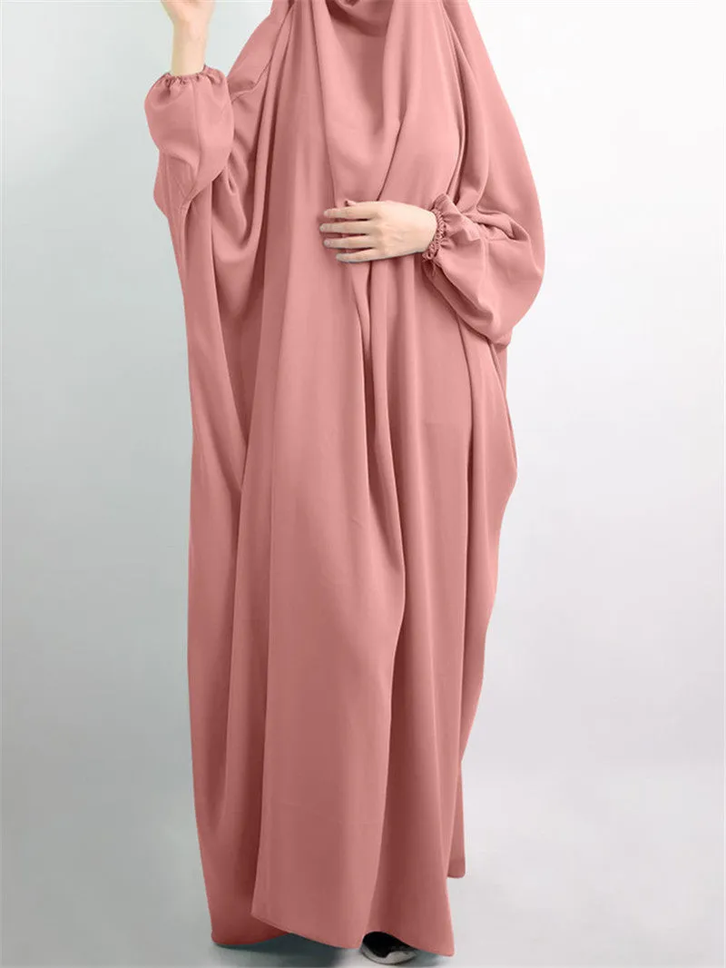 European And American Plus Size Bat Sleeve Lndonesian Robe Malay Dress