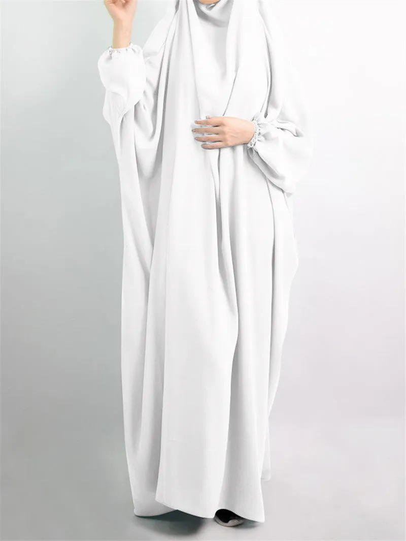 European And American Plus Size Bat Sleeve Lndonesian Robe Malay Dress