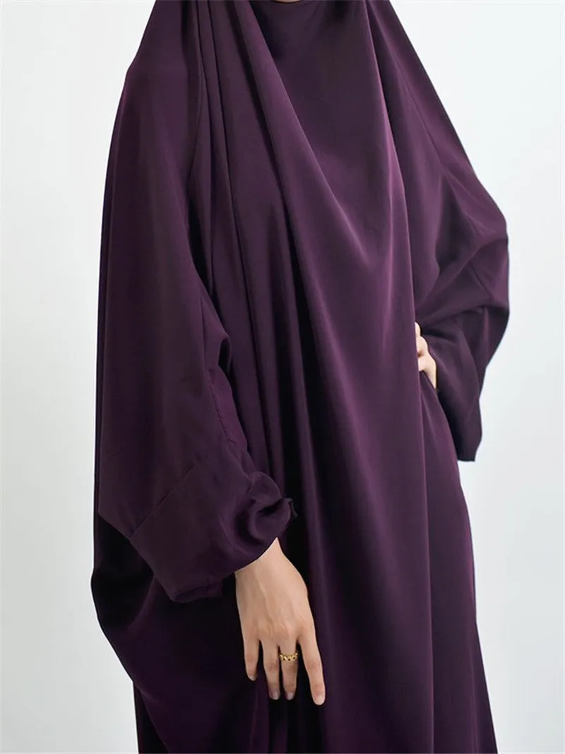 European And American Plus Size Bat Sleeve Lndonesian Robe Malay Dress