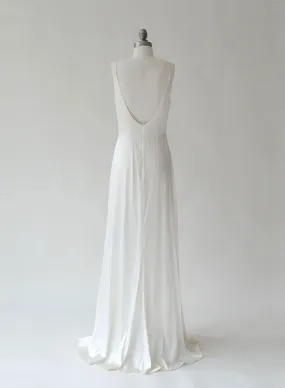 Fitted silk slip dress - Style # TH012