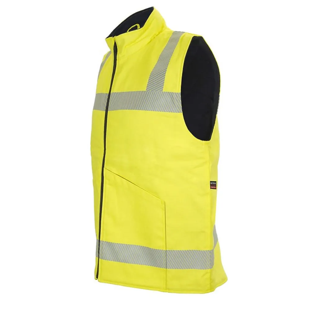 Flamesafe® Fire Resistant High Visibility Winter Insulated Safety Vest - ANSI Class 2