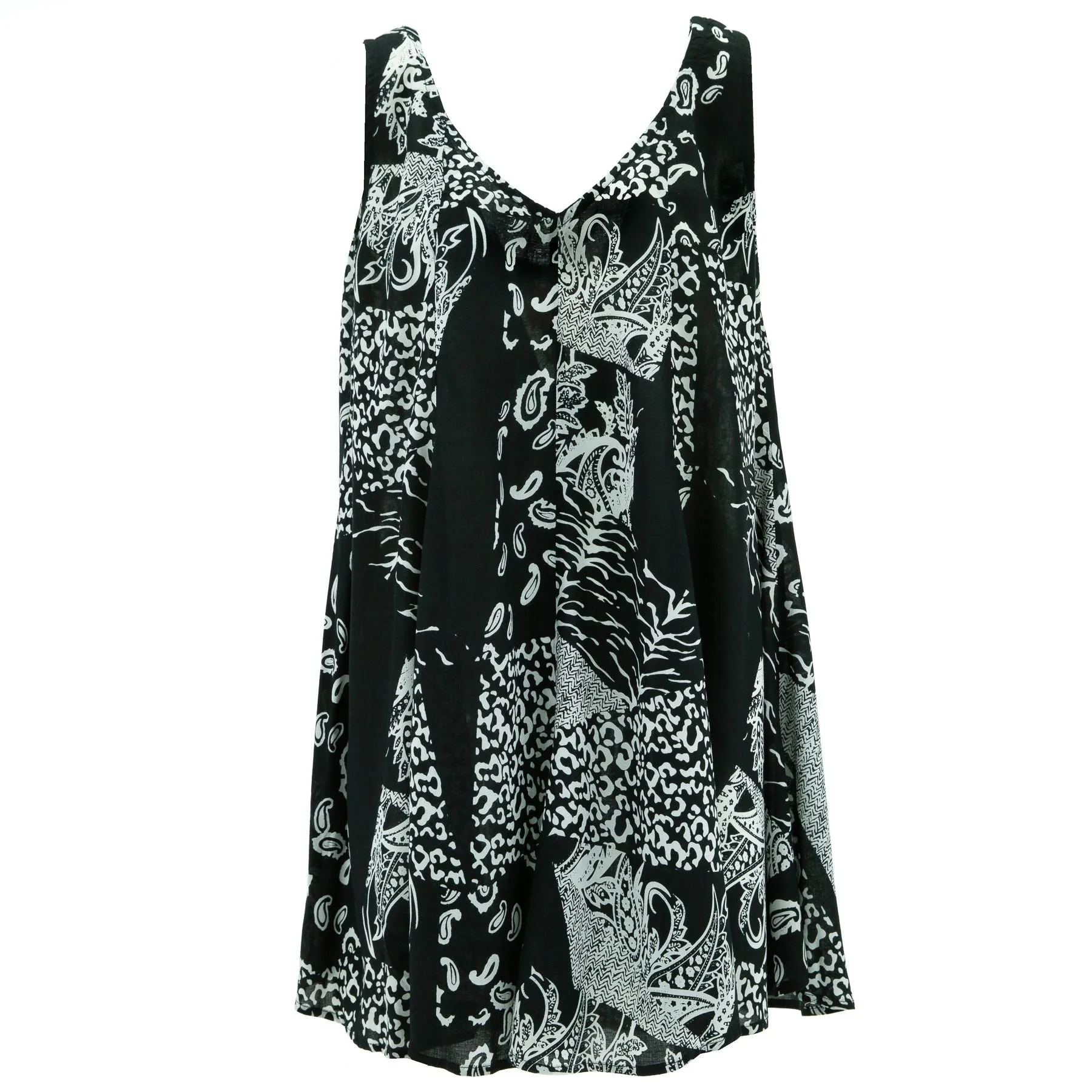 Floaty Dolly Dress - Abstract Paisley