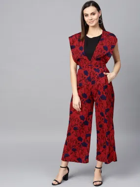 Floral Printed Jumpsuit