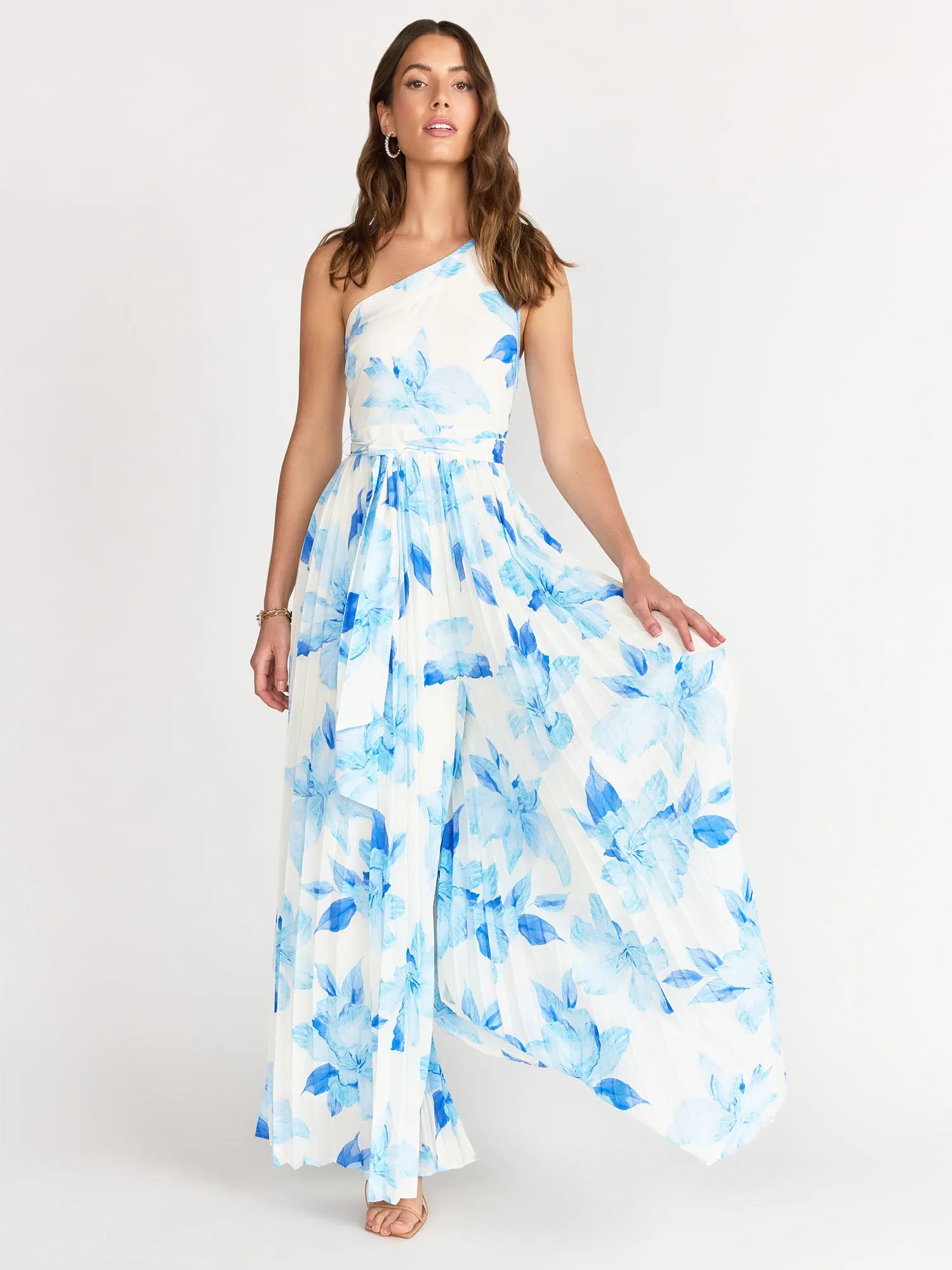 Flying Tomato One-Shoulder Floral Printed Jumpsuit - Brands We Love