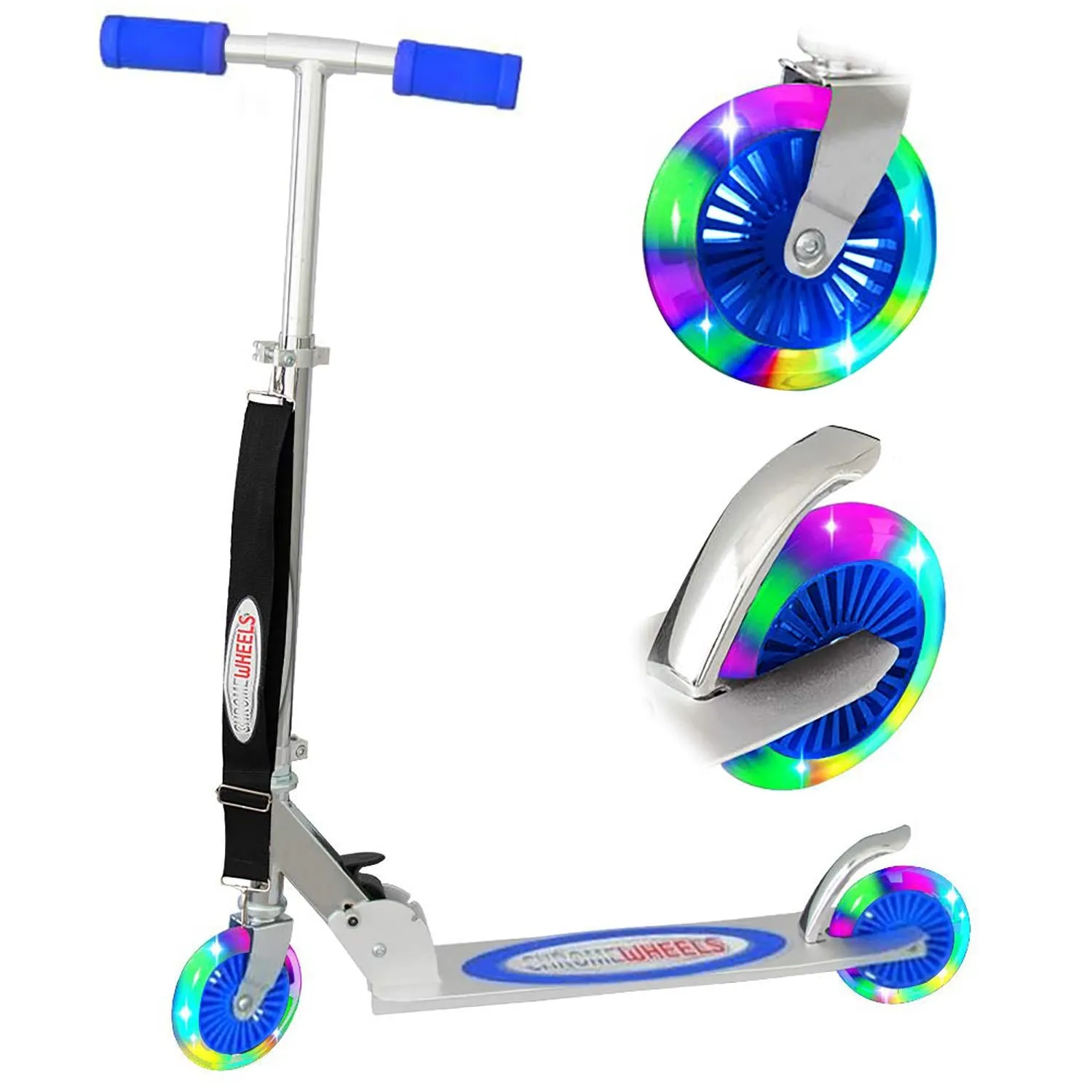 Foldable Kids Scooter Blue