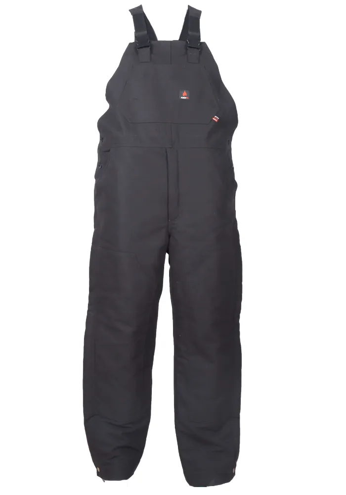 Forge Fr Men's Charcoal Grey Insulated Bib Overall