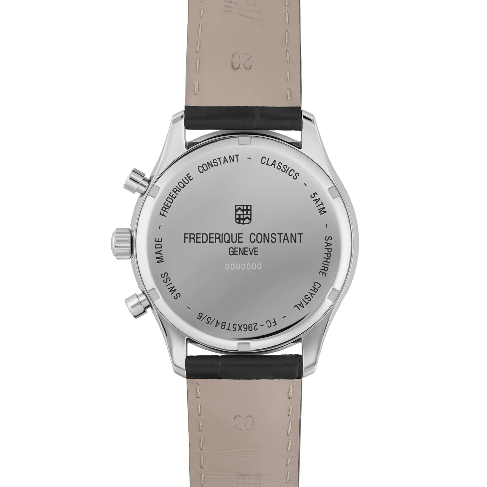 Frederique Constant Men's Classic Chrono Black Watch FC-296SW5B6