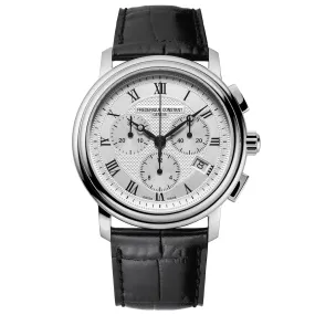 Frederique Constant Men's Fc Classic Quartz Chrono Black Watch FC-292MC4P6