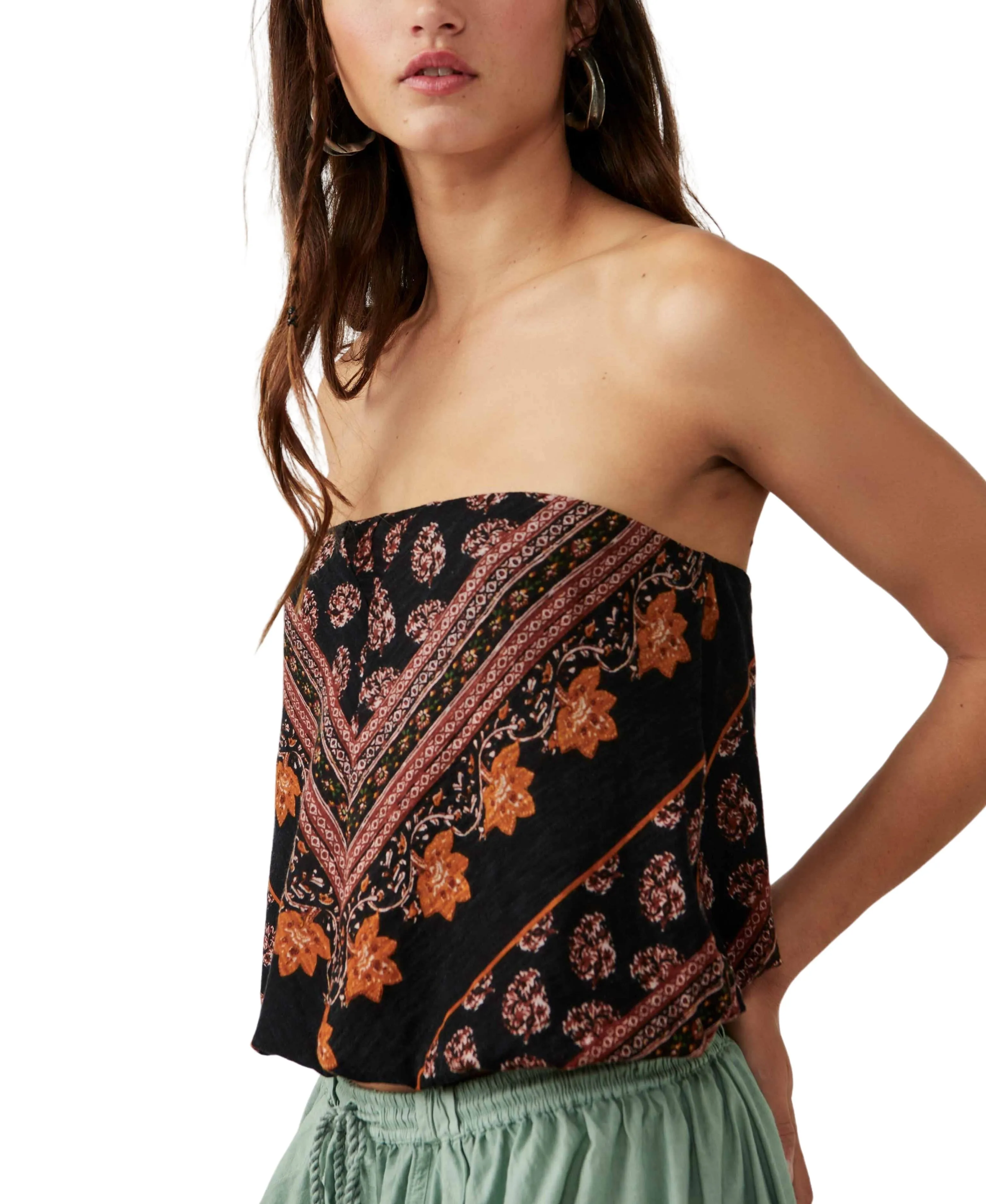 Free People Borderline Tube Top