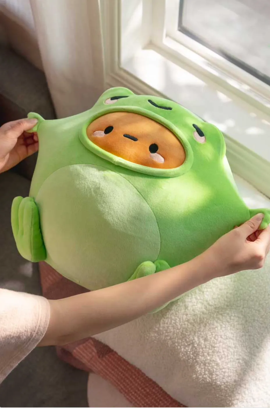 Frog Tayto Potato Midi Mochi Plush