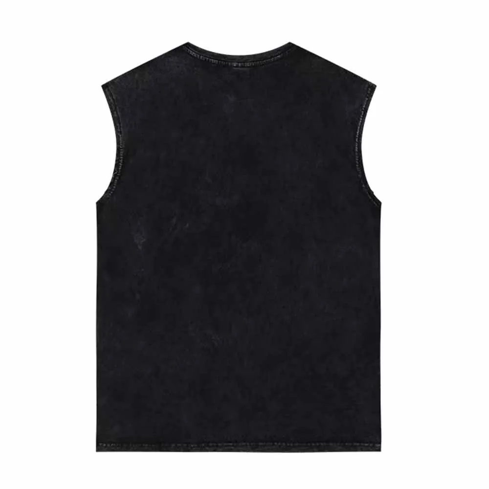 Fuck Around And Find Out Skull Vintage Washed Vest Top