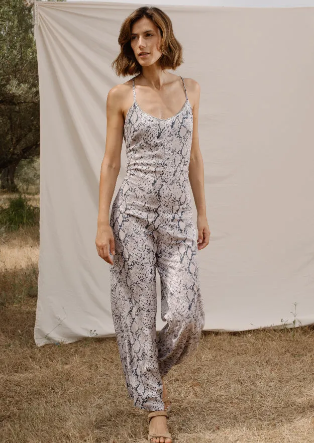 Ginny Jumpsuit // Serpent Print