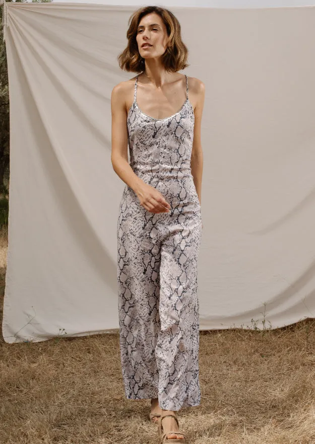 Ginny Jumpsuit // Serpent Print