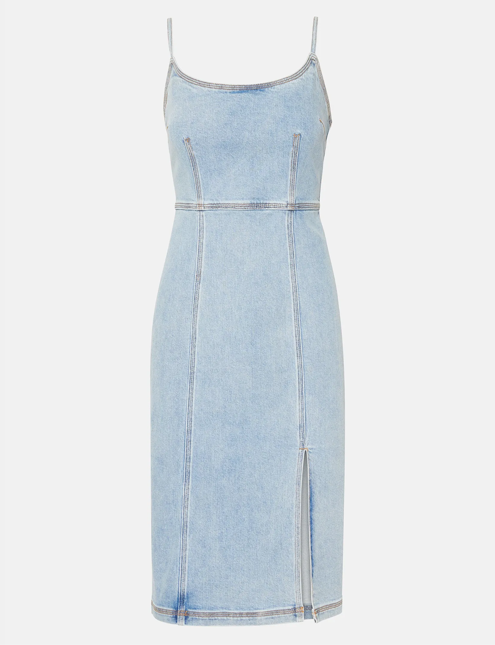 Giselle Dress, Washed Denim