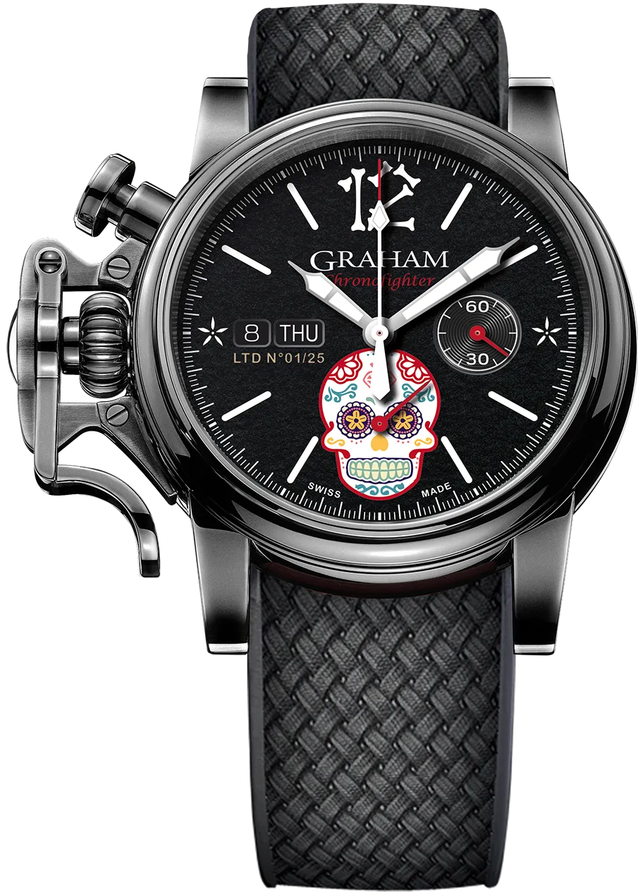 GRHM Watch Chronofighter Vintage Calavera Skull Limited Edition