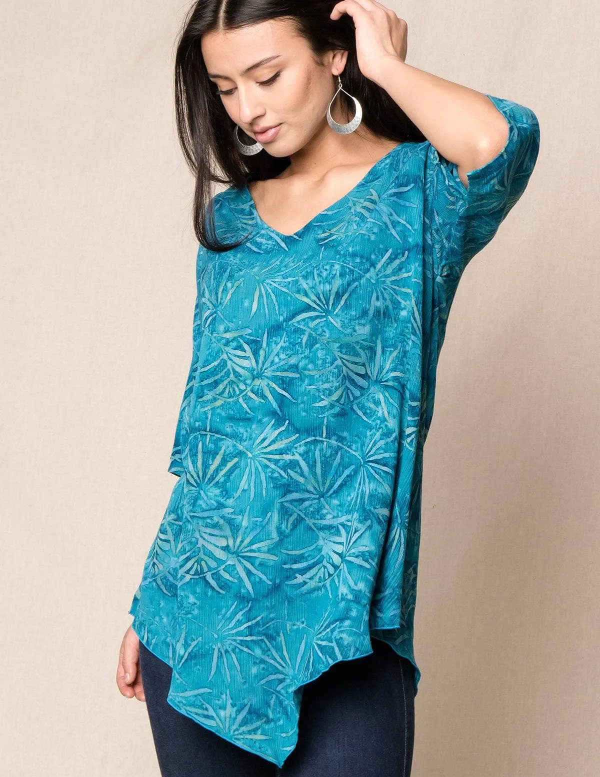 Island Batik Tunic - Seaport