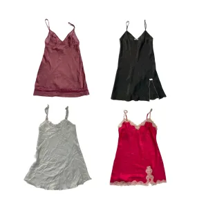 Italian x y2k silk slip dresses (NS-325)