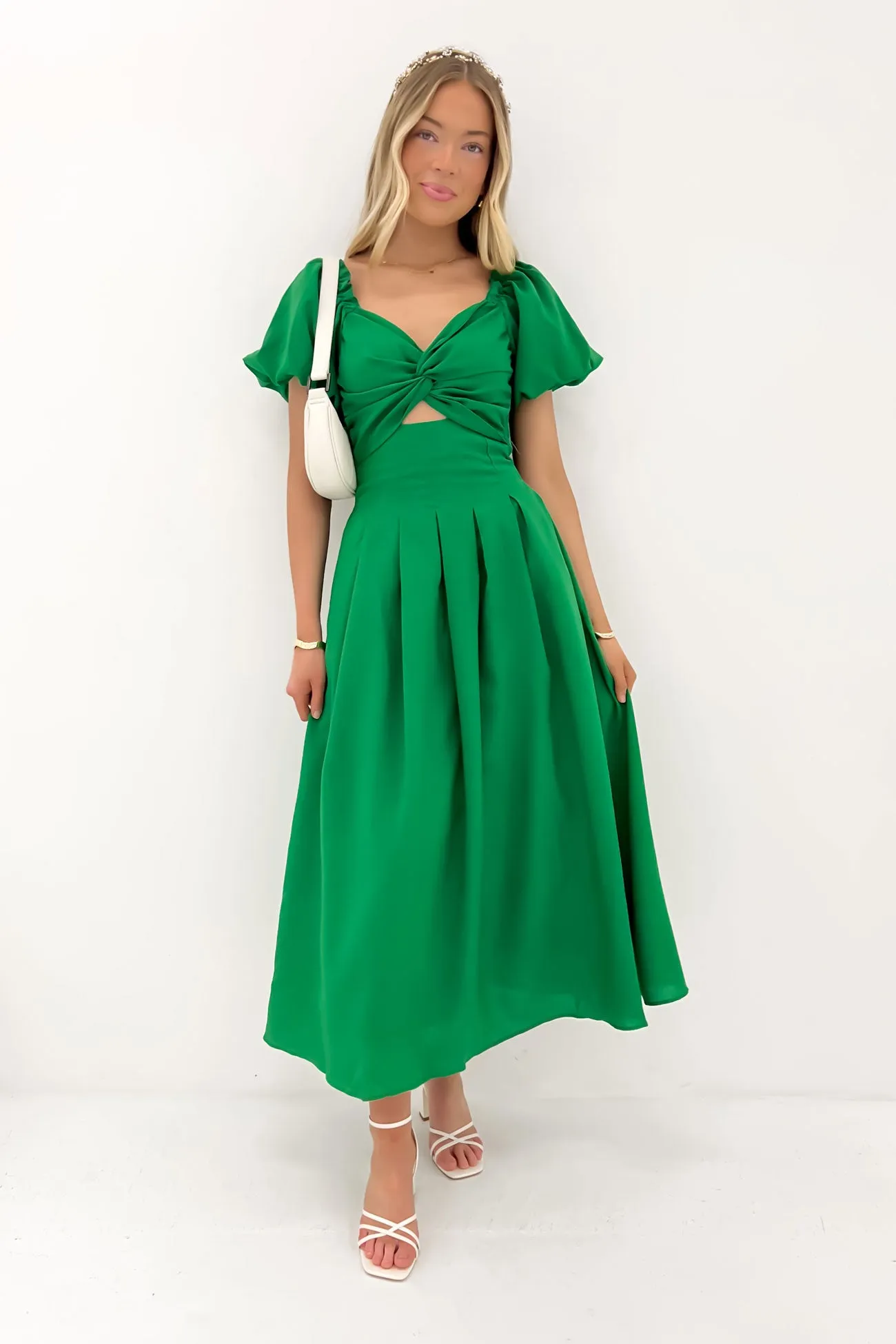 Jarrah Midi Dress Green