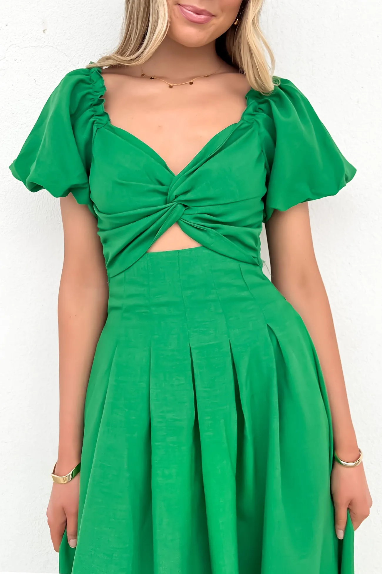 Jarrah Midi Dress Green