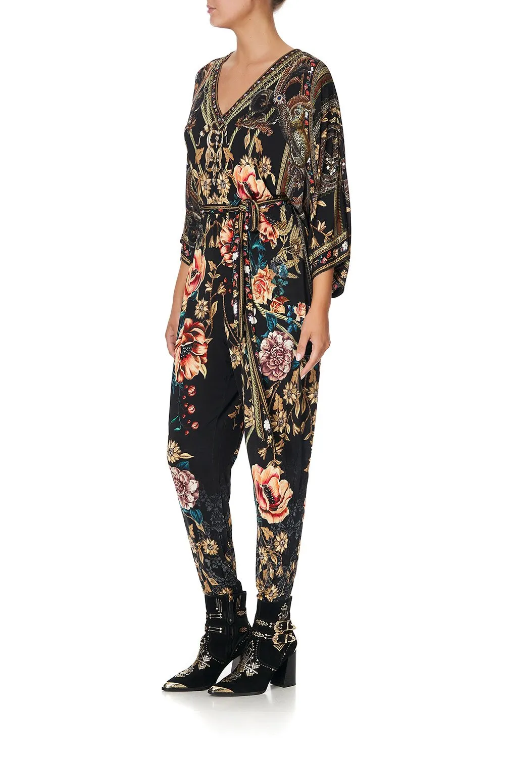 JERSEY BAT SLEEVE JUMPSUIT BELLE OF THE BAROQUE