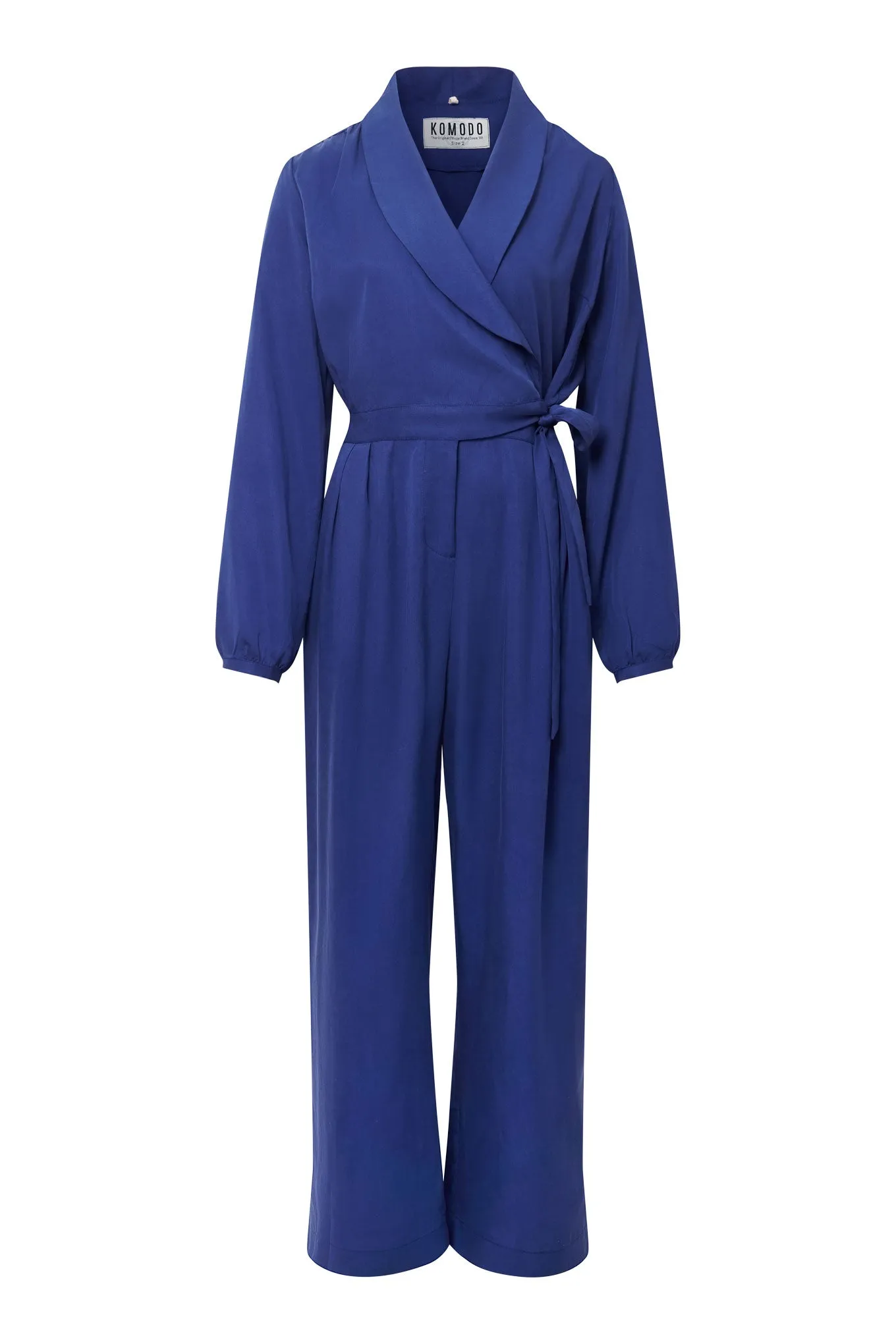 KANGRA Tencel Jumpsuit - Navy