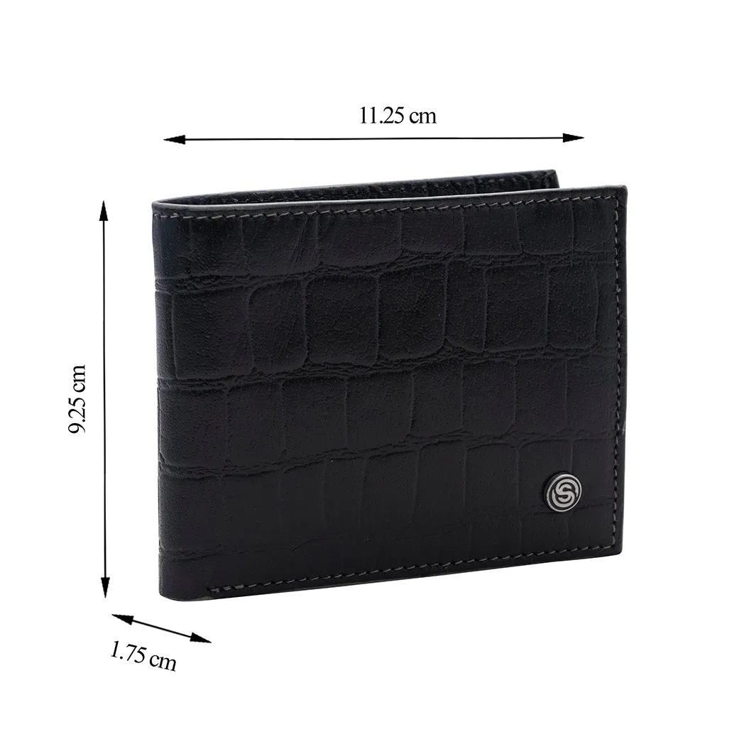 Kenton Leather Bifold Wallet - Black