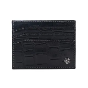 Kenton Leather Cardholder - Black