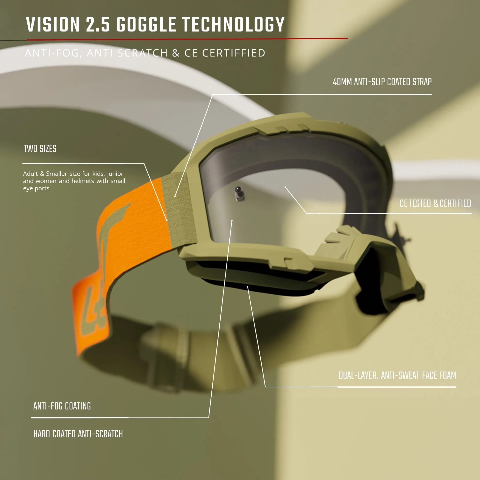 Leatt - Vizion 2.5 Goggles