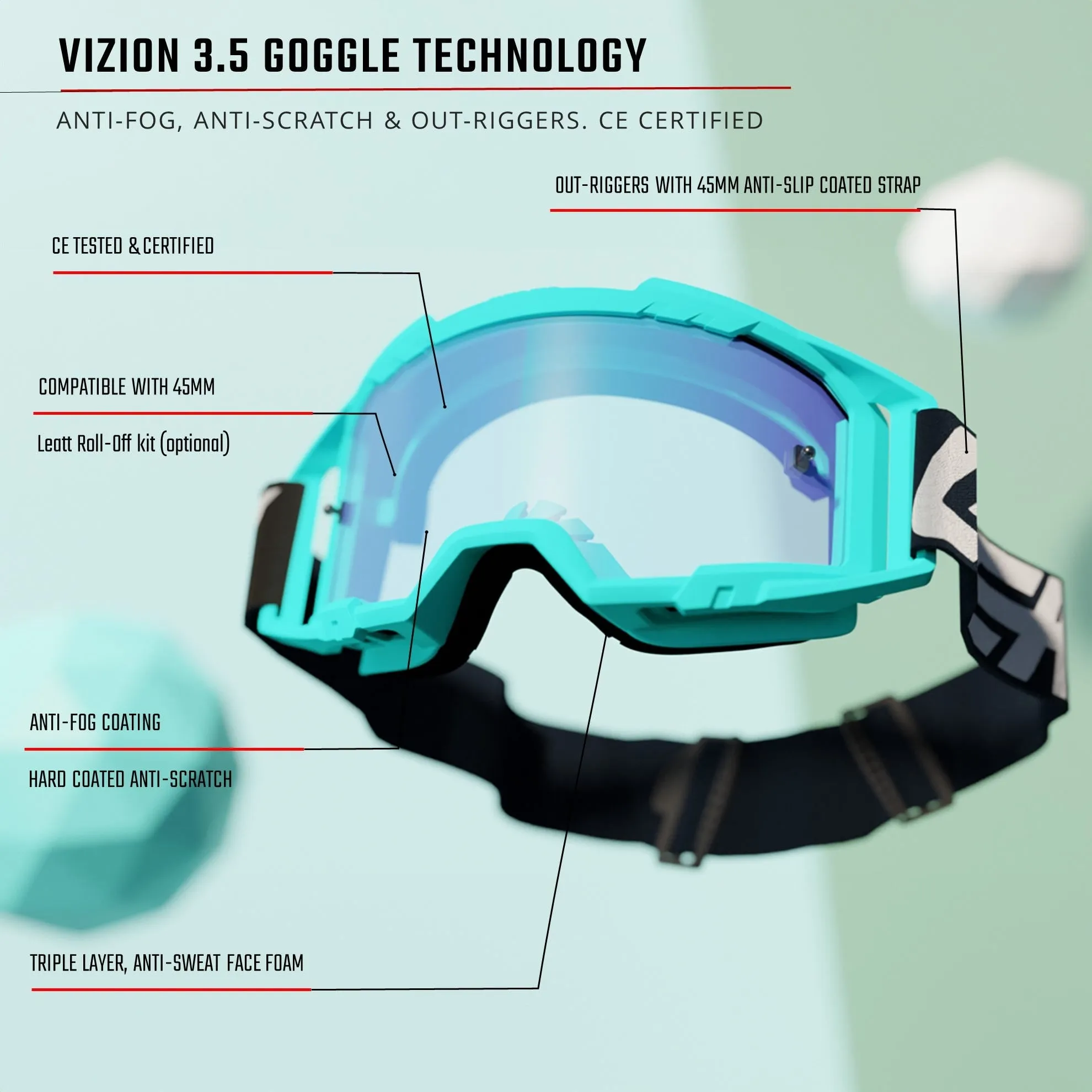 Leatt - Vizion 3.5 Goggles