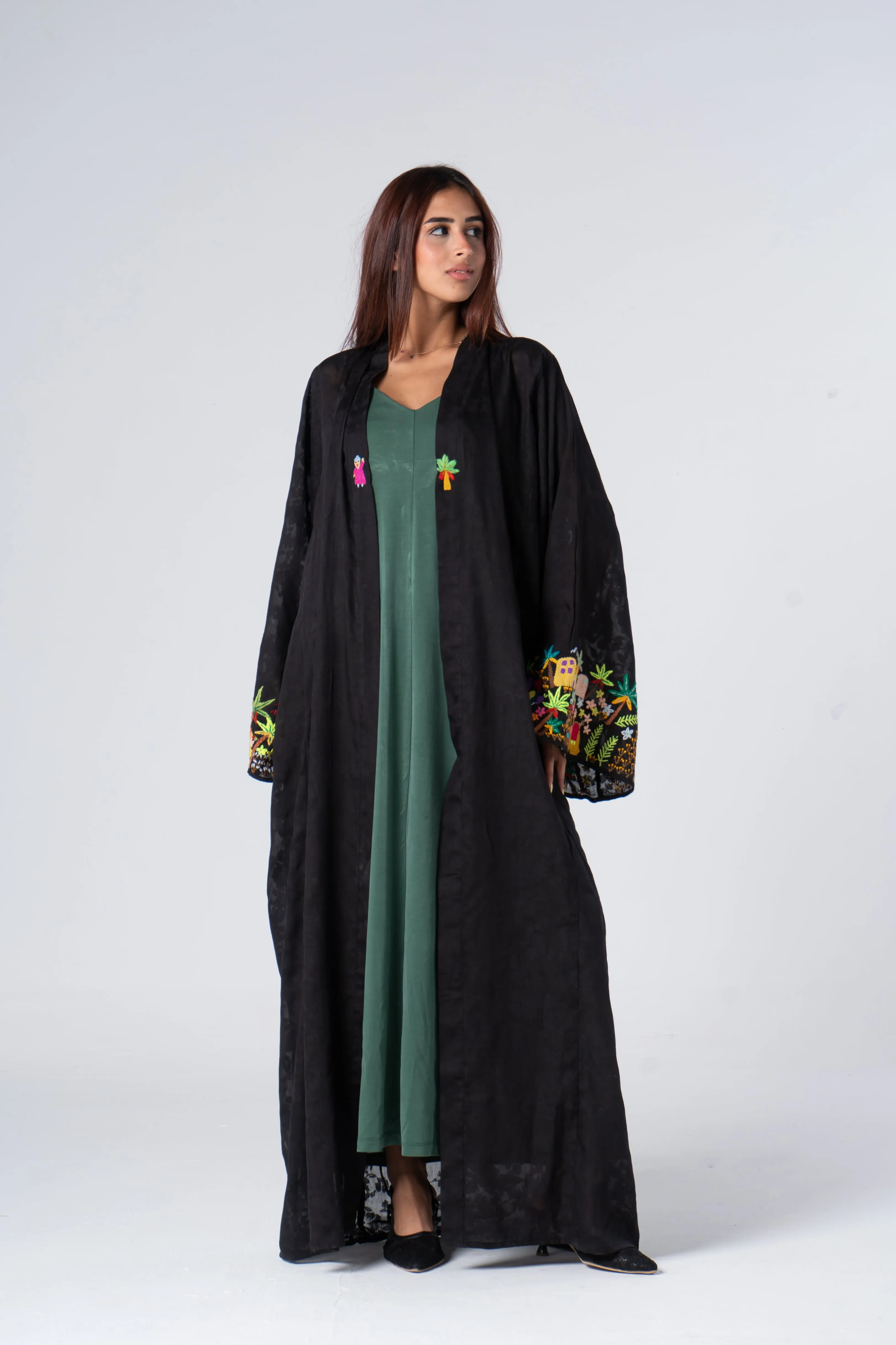 Limited Edition  Floral Fellahy Kaftan