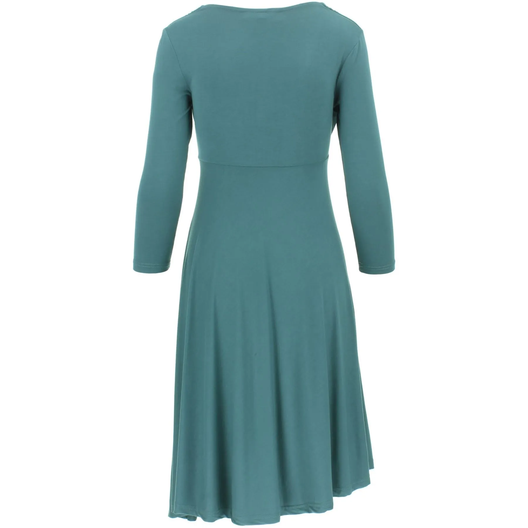 Long Sleeve Midi Dress - Sea Green