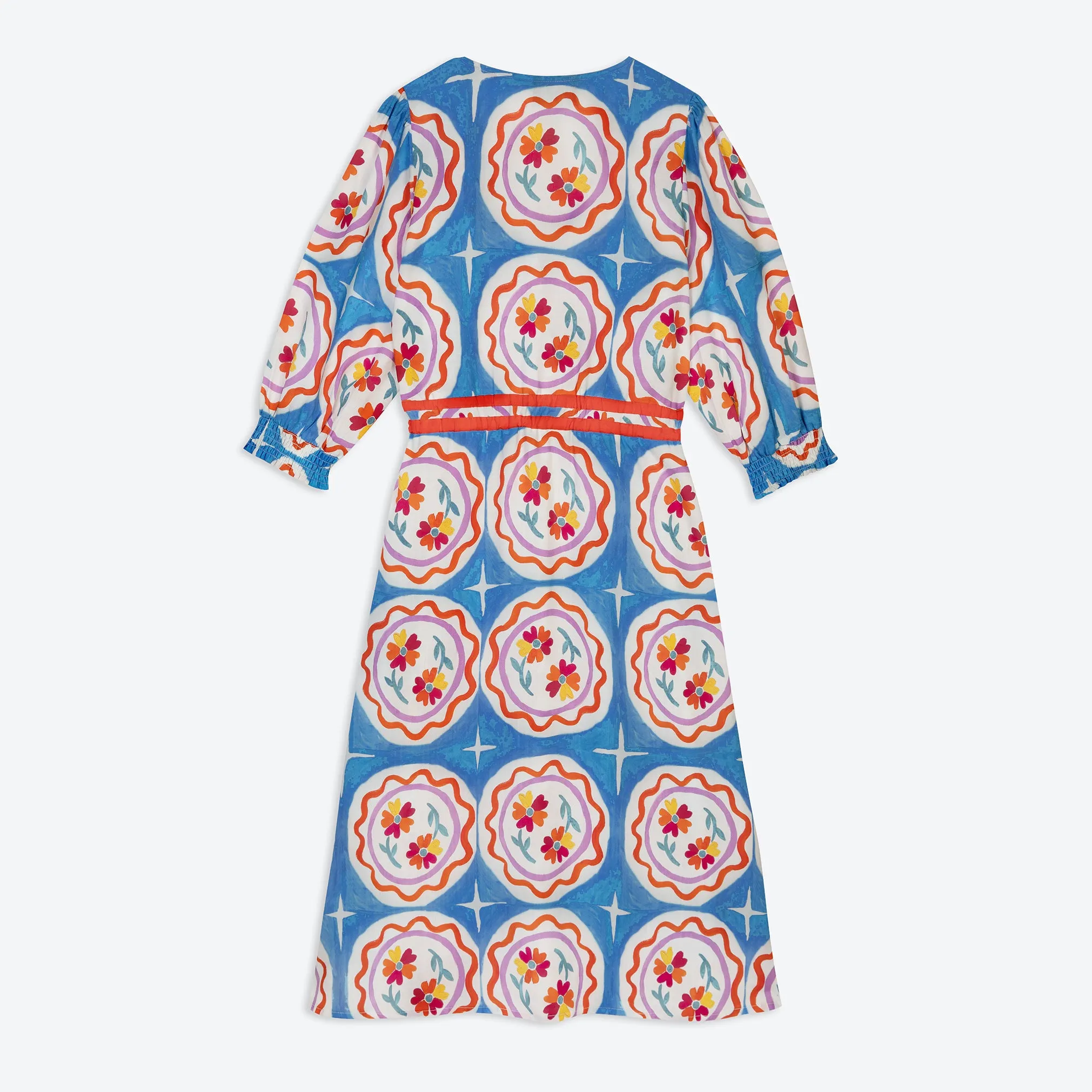 Lowie Lyocell Plate Print Dress