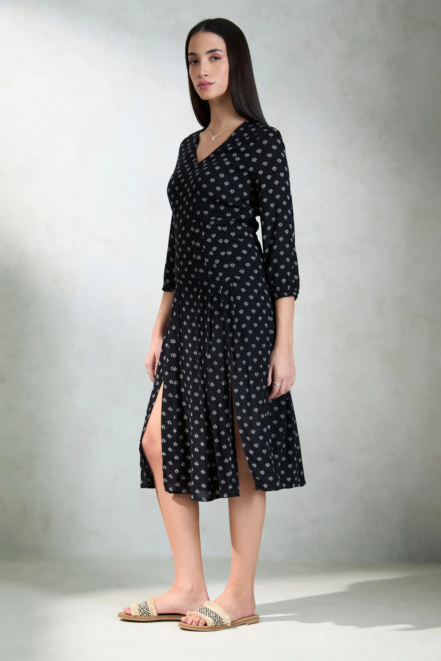 Lydia|Midi Dress With Pockets