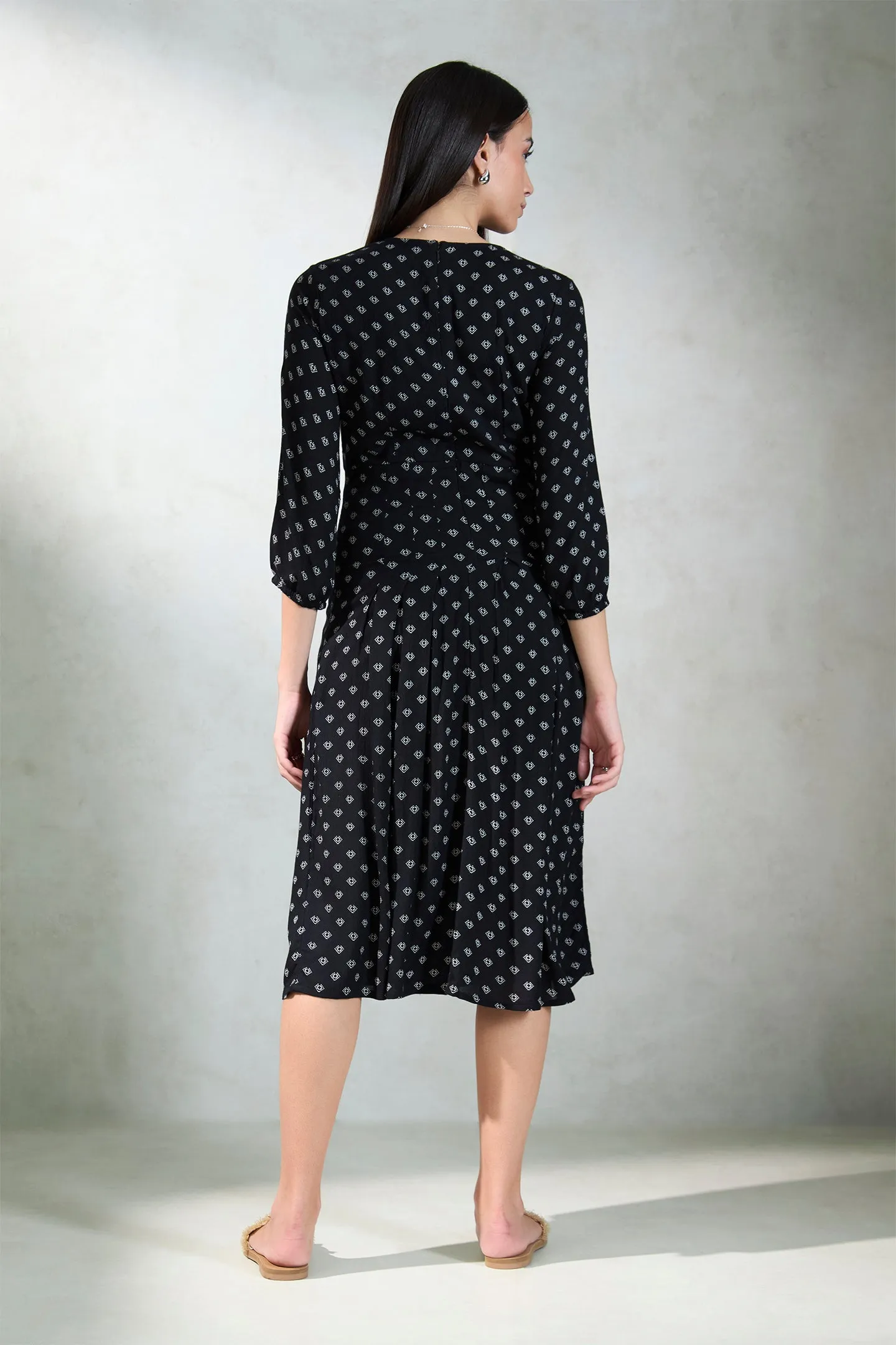 Lydia|Midi Dress With Pockets