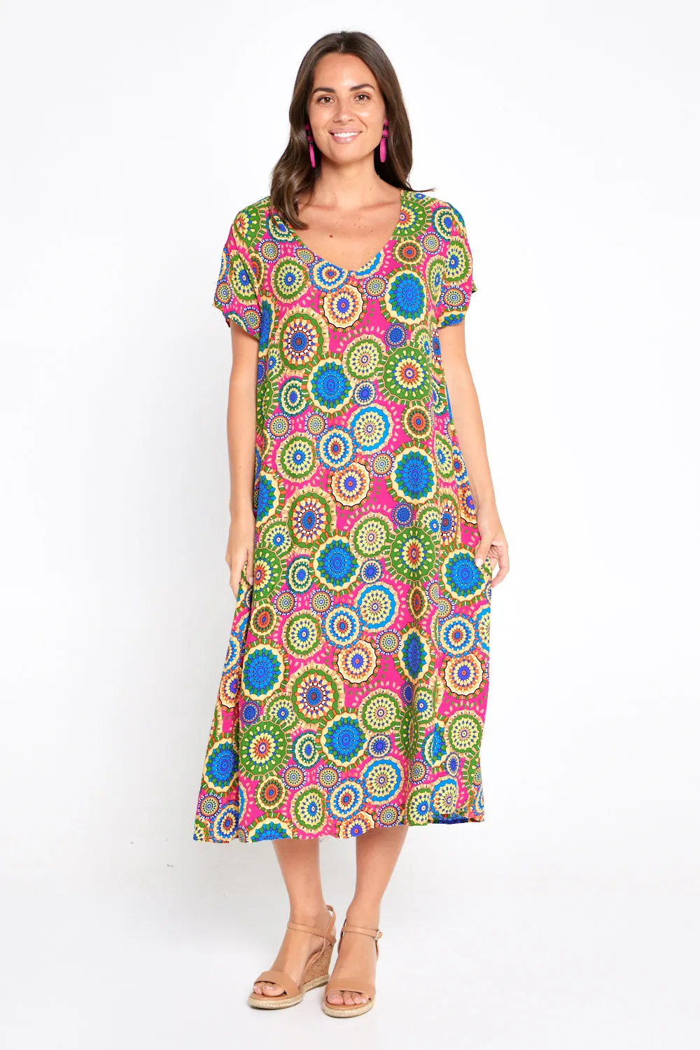 Maeve Dress - Pink Kaleidoscope