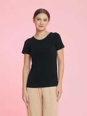 Maia Tshirt Top - Black