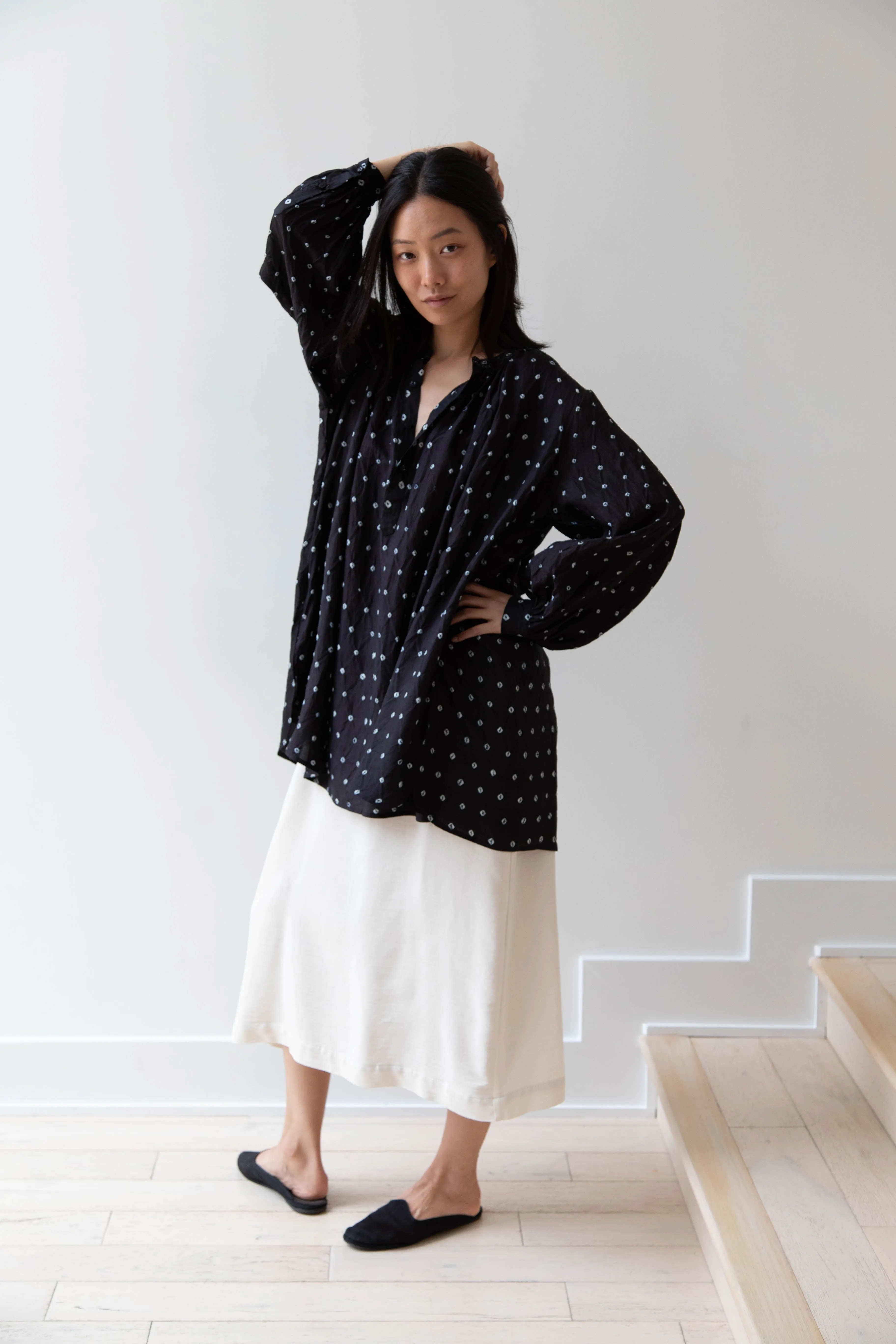 Maku | Colette Tunic in Bandhani Silk