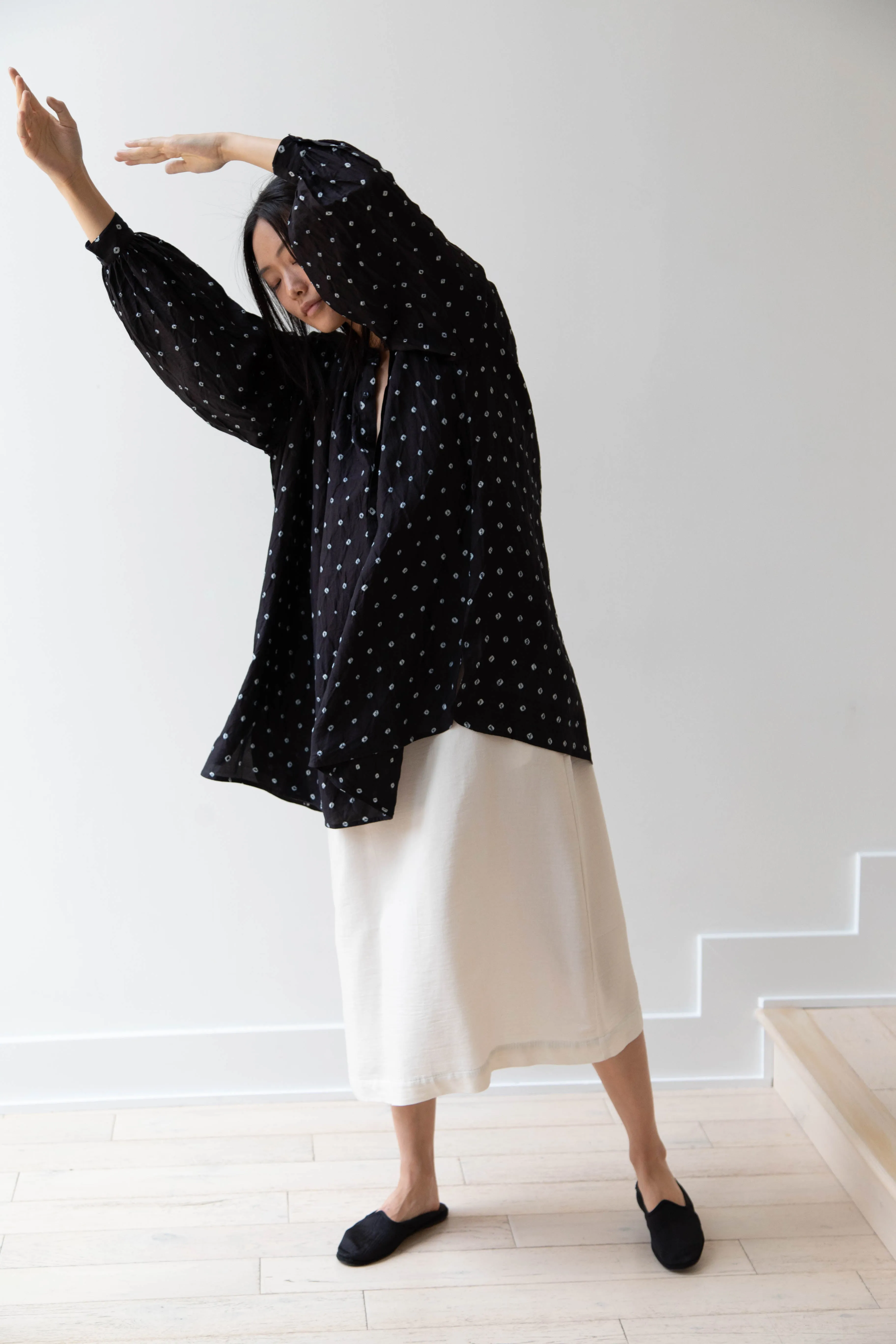 Maku | Colette Tunic in Bandhani Silk