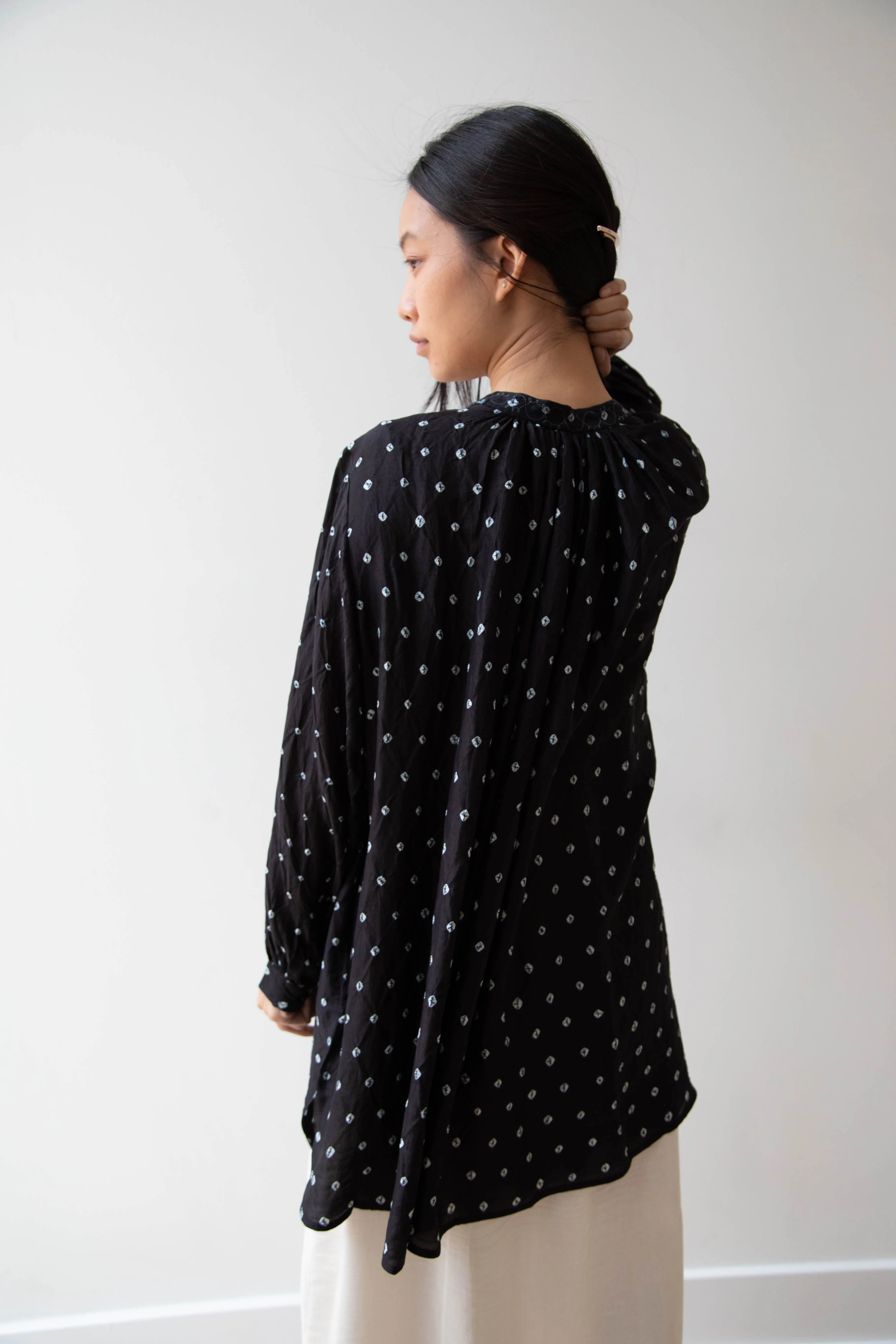 Maku | Colette Tunic in Bandhani Silk