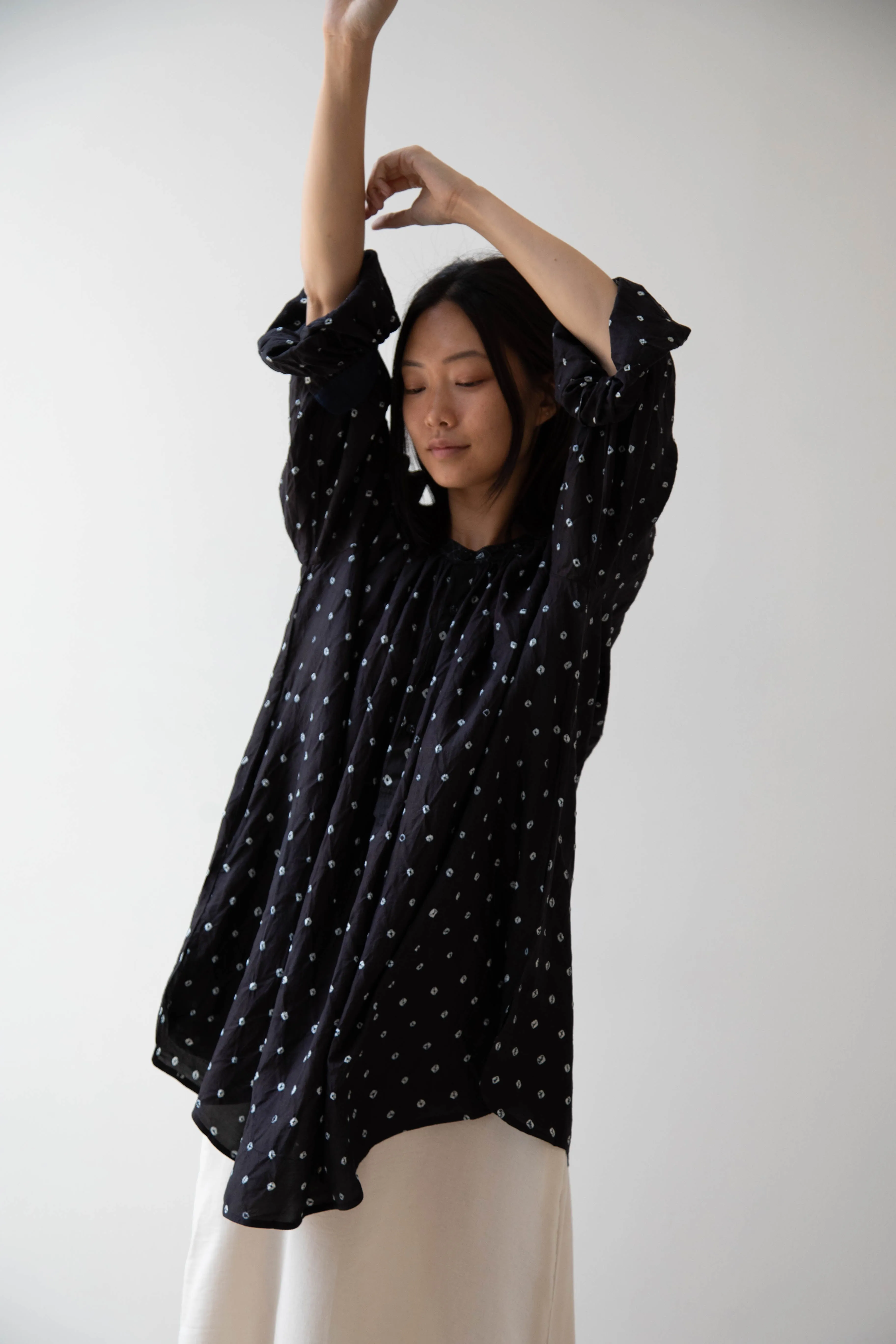 Maku | Colette Tunic in Bandhani Silk