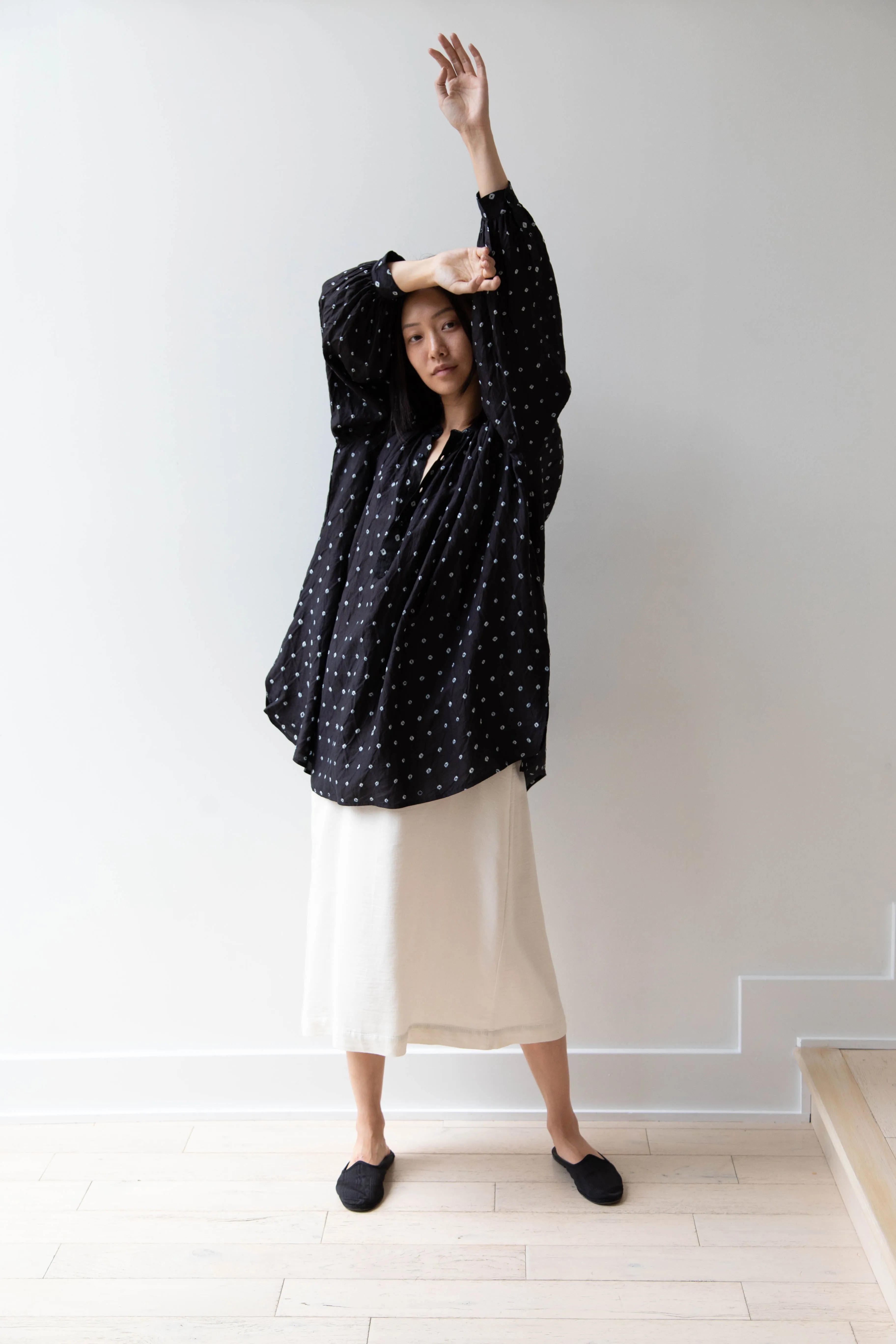 Maku | Colette Tunic in Bandhani Silk