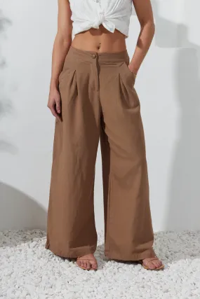 Margo Mocha Wide Leg Pants