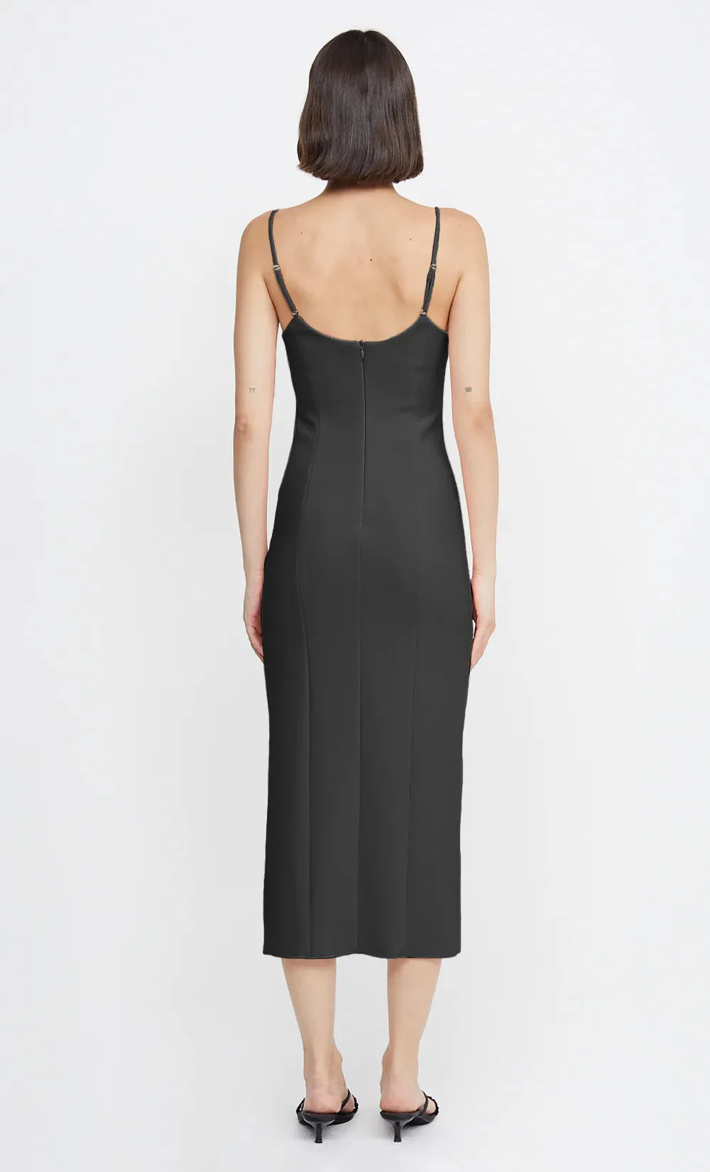 Marisol Midi Dress - Black