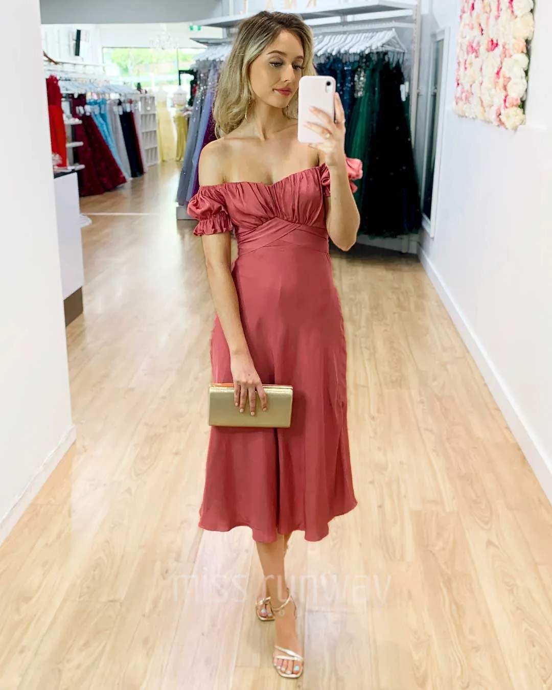 Masie Midi Dress - Rose