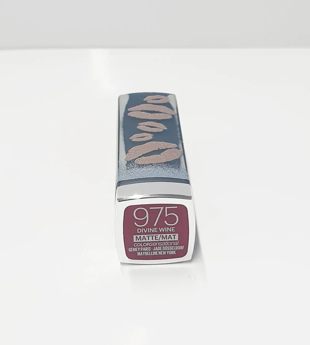 Maybelline Limited Edition Sensational You Matte Lipstick 975 Divine Wine