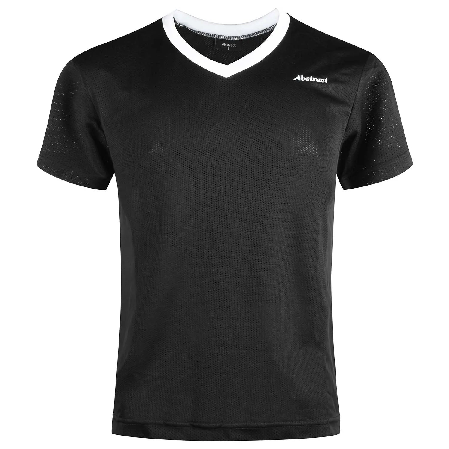 Mens Short Sleeve Black Swim Top