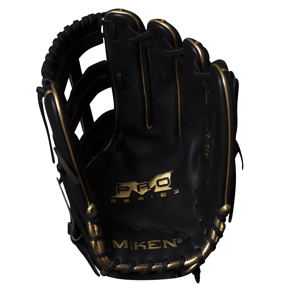 Miken Black Gold PRO Series 14″ Slowpitch Fielding Glove – PRO140-BG