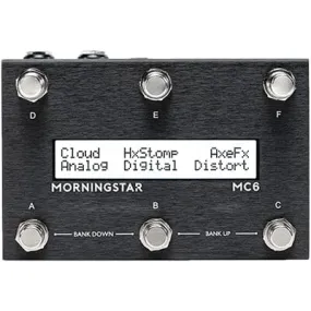 MORNINGSTAR ENGINEERING MC6 MKII Midi Foot Controller