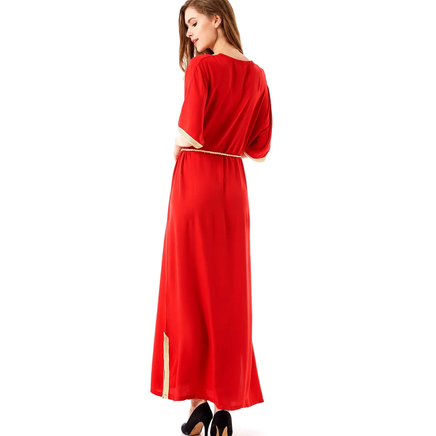 Muslim Women Middle East Arab Robe Long Skirt Dress