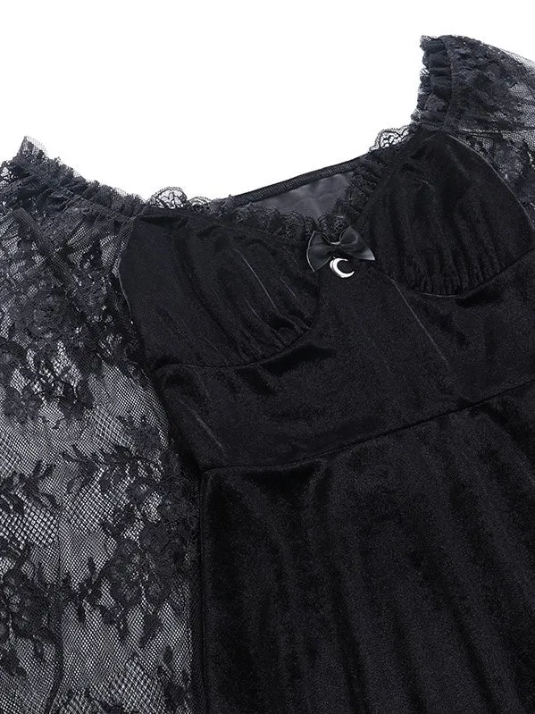 My Gothic Soul Lace Mini Dress